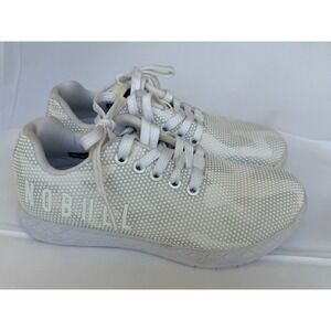 NOBULL SuperFabric Trainer Arctic Camo White Grey Cross Training Shoes Womens